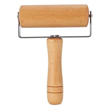 Imagem de Mini rolo de massa de madeira OKJHFD 4 tipos de cabo longo rolo de massa de madeira rolo de cozimento de madeira utensílios de cozinha utensílios de padaria(D)