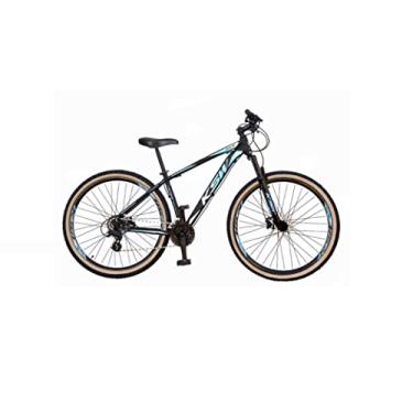 Imagem de Bicicleta Aro 29 Ksw Xlt 24v Freio a Disco Garfo Com Suspensão Mtb 29 Alumínio Pneu com Faixa Bege (15, Preto/Azul/Azul Claro)