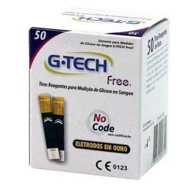 Imagem de Tiras Reagentes De Glicose G-Tech Free No Code Caixa C/50