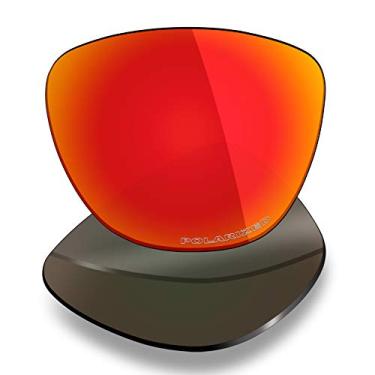 Imagem de Lentes de reposição Mryok para Oakley Frogskins Mix – Opções, Anti-seawater Corrosion Polarized - Fire Red, One Size