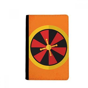 Imagem de Porta-passaporte com ilustração de elemento de toca-discos, porta-cartões Notecase Burse