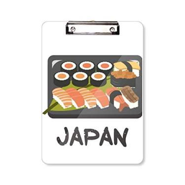 Imagem de Caixa de sushi tradicional japonesa para prancheta, pasta, bloco de escrita A4