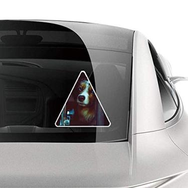 Imagem de DIYthinker Adesivo de carro com imagem solitária de animais de estimação para motocicleta e bagagem