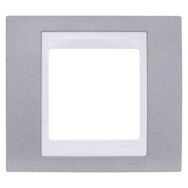 Imagem de Placa 2 X 2 2 Postos Serie Plus Com Moldura Schneider Electric Branco Unica