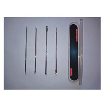 Imagem de Extrator Espinhas Cravos - 4 Peças Estojo