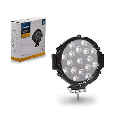 Imagem de Farol Auxiliar Tarponn Redondo 17 LED 51W 9-60V 6000K Premium