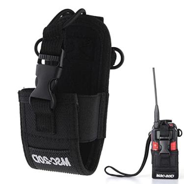 Imagem de Walkie Talkie coldre, Estojo para Walkie Talkie, Estojo de nylon com alça ajustável para interfone, acessórios para rádios bidirecionais Pinnkl