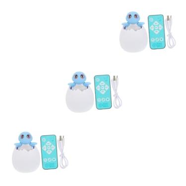 Imagem de HEMOTON 3 Pecas Modelo Animal Luz Noturna Candeeiro De Mesa Infantil Luminária Para Quarto Infantil Luminária Noturna Fofa Lâmpada De Desenhos Animados De Música Berçário Vinil Filho Natal