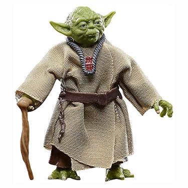 Imagem de STAR WARS Boneco The Vintage Collection, Figura de 9,5 cm - Yoda (Dagobah) - F4473 - Hasbro, Verde, bege e marrom