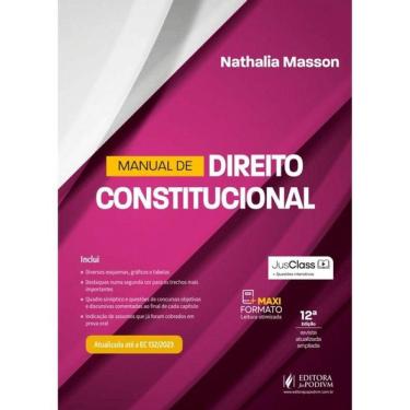 Imagem de Manual De Direito Constitucional + Curso De Atualização - 2024