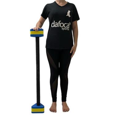 Imagem de Halter Barra Triangular Hidroginástica 3-4kg 100cm DF4023-AZ Azul/Amarelo Dafoca Sports