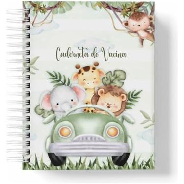 Imagem de caderneta de vacinação infantil Atualizada Safari Baby Menino (Menino)