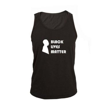 Imagem de Regata Masculina Algodão Black Lives Matter Estampada