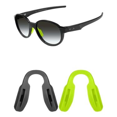 Imagem de Mryok 2 pares de almofadas de nariz de substituição para óculos de sol Oakley Coinflip OO4144 - verde e preto