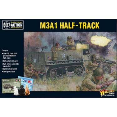 Imagem de Bolt Action M3A1 Halftrack 1:56 WWII Military Wargaming Plastic Model Kit