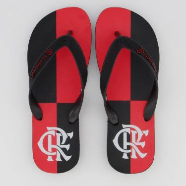 Imagem de Chinelo Flamengo Manto Papagaio-Vintém Preto-Unissex