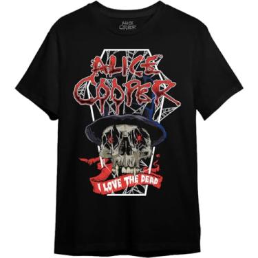 Imagem de Camiseta Alice Cooper I Love The Dead (BR, Alfa, PP, Regular, Preto)