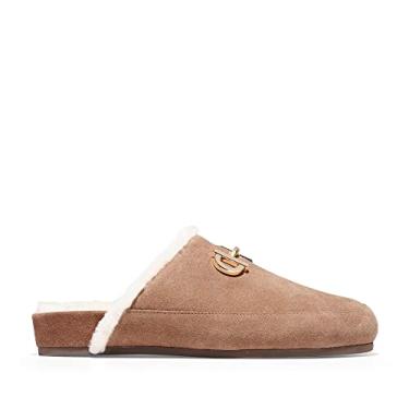 Imagem de Cole Haan Mocassim feminino clássico moderno Ada Mule, Camurça nobre Light Whisky, 6.5
