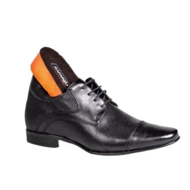Imagem de Sapato Masculino Social Rafarillo Com Salto 7cm Preto Marrom Café Original 53003 (Preto, BR, Adulto, Numérico, 38)