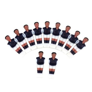 Imagem de rockible 11pcs mesa de pebolim masculino jogador de futebol futebol pebolim caras para jogo de futebol, roxo