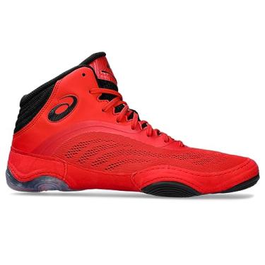 Imagem de ASICS T nis masculino Split Elite Wrestling, Cl ssico vermelho/preto, 10.5