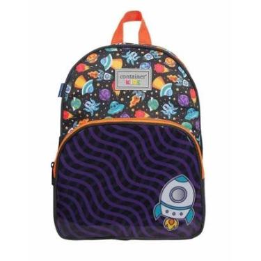Imagem de Mochila Infantil Dermiwil Container Kids Space Preta  - 5222-Unissex