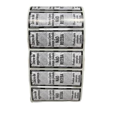 Imagem de Etiqueta Lacre Para Delivery Ifood/Rappi 400 unid. - com picote