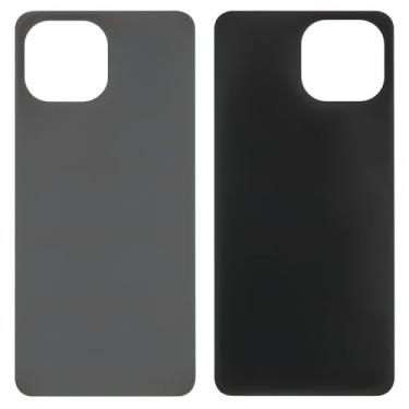 Imagem de Peças de reparo de substituição da capa da bateria da carcaça compatíveis com Xiaomi Mi 11 Lite, (preto, M2101K9AG, Boba Black)