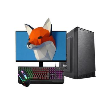 Imagem de Computador intel 8gb ram hd 500gb c/ monitor teclado e mouse - Ouzze