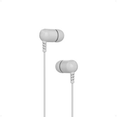 Imagem de Fone de Ouvido Intra Auricular P2, Branco, Cabo 1,2m - C3tech - EP-07W