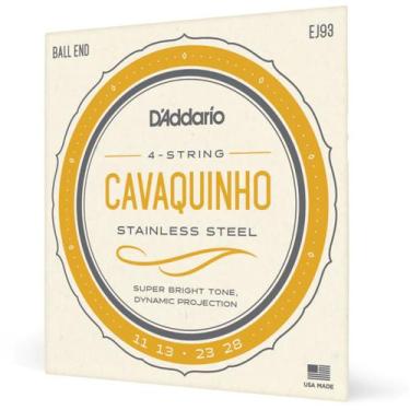 Imagem de Encordoamento para Cavaquinho Daddario Aço EJ93