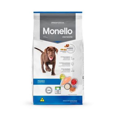 Imagem de Ração Monello Dog para Cães Filhotes Sabor Frango - 15kg