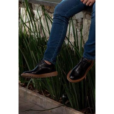 Imagem de Sapato Social Oxford Verona Tratorado Confortável Masculino Social Bro