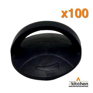 Imagem de Pomel Pegador Puxador para Tampa Cesta sem Vapor 100 Peças