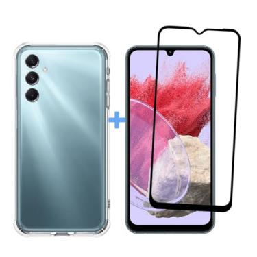 Imagem de Capa Capinha Case Anti Impacto Transparente Premium Silicone + Película de Vidro 3D para Samsung Galaxy M34