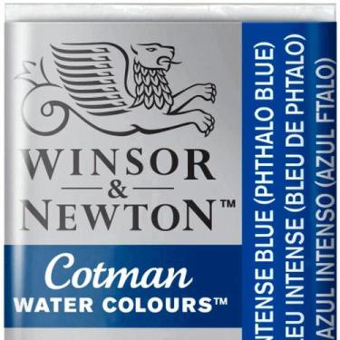 Imagem de Aquarela Winsor & Newton Cotman Pastilha 327 Intense Blue - WINSOR NEW