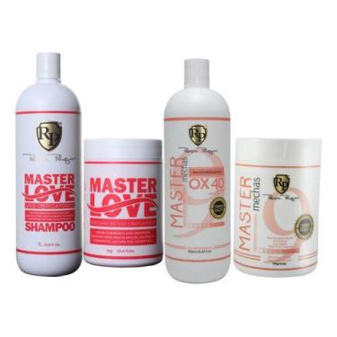 Imagem de Kit Master Love + Po Descolorante + Ox 40 Master Mechas  - ROBSON PELU