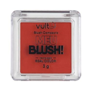 Imagem de Blush Compacto Vult Meu Blush Cor Coral Matte 3g