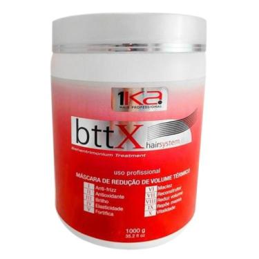 Imagem de Alisamento Capilar Profissional Creme Massa BTTX 1KA Red Ação 10 Em 1 