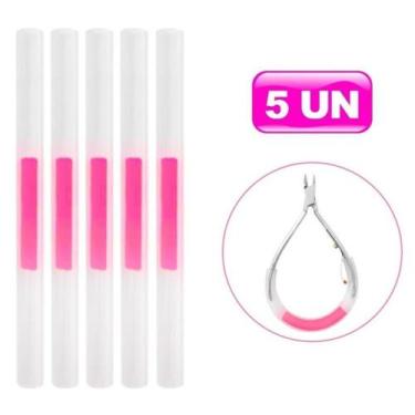 Imagem de Kit 5 Molas De Silicone Profissional Para Alicate De Unha - D&G
