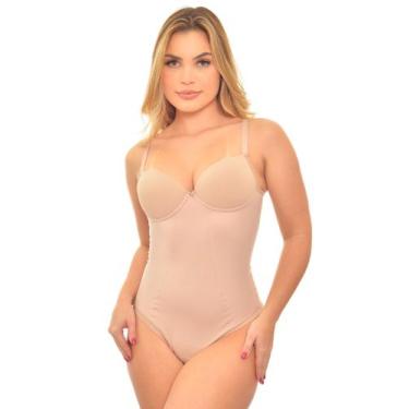 Imagem de Modelador Body de Bojo Colan Fio Dental Compressão - E.L, Bege, P