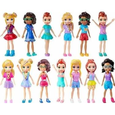 Imagem de Kit 12 Polly Pocket Mattel Boneca Original Sem repetidas