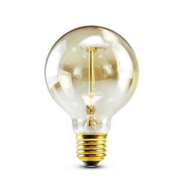 Imagem de Lâmpada Filamento Carbono Dimerizável G80 E27 40W 2400K 220V - GALAXY 