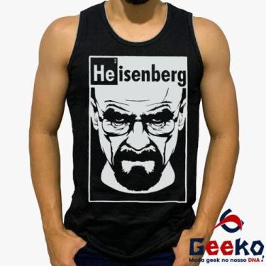 Imagem de Regata Breaking Bad 100% Algodão Heisenberg Geeko, Preto, GG