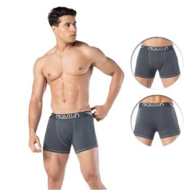 Imagem de Kit 10 cuecas boxer cotton aquila original dia a dia confort, M, Sorti