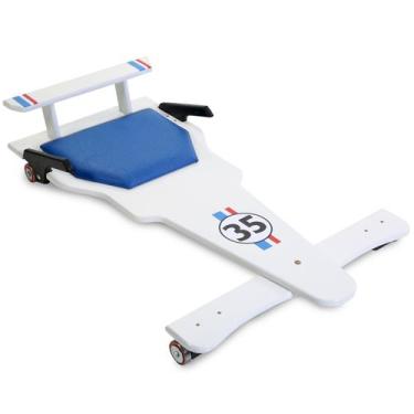 Imagem de Carrinho de Rolimã F1 Branco - Multidecor