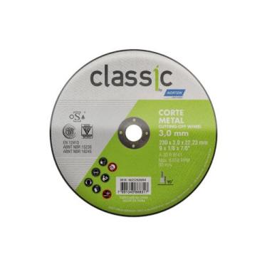 Imagem de Disco Corte Ferro Norton Classic Ar302 9X1/8X7/8