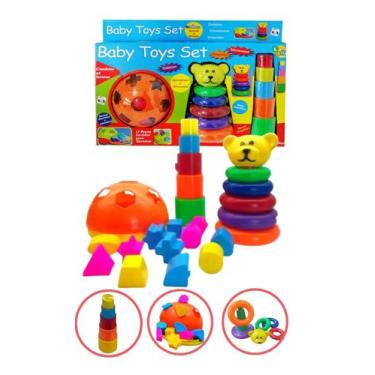 Imagem de Brinquedo Didático Educativo Divertido P/ Bebe Brinquedo De Encaixe Ba