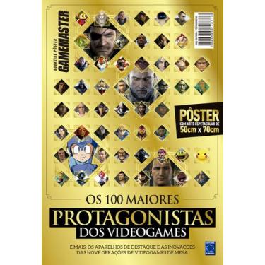 Imagem de Pôster - Os 100 Protagonistas dos Videogames - Editora Europa