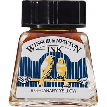 Imagem de Tinta Nankin para Desenho Winsor & Newton Escolha a Cor, CANARY